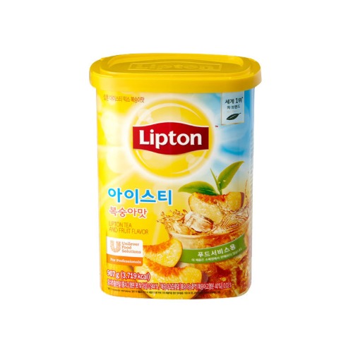 [카페마트] 립톤 아이스티 복숭아맛 907g